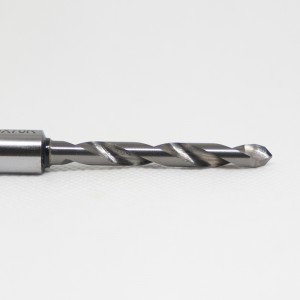 Solid carbide dowel drills for through hole