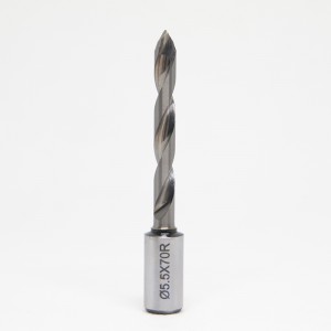 Solid carbide dowel drills for through hole