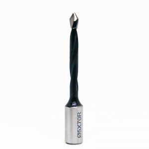 Standard  2 flutes HW through hole dowel drill for wood drilling